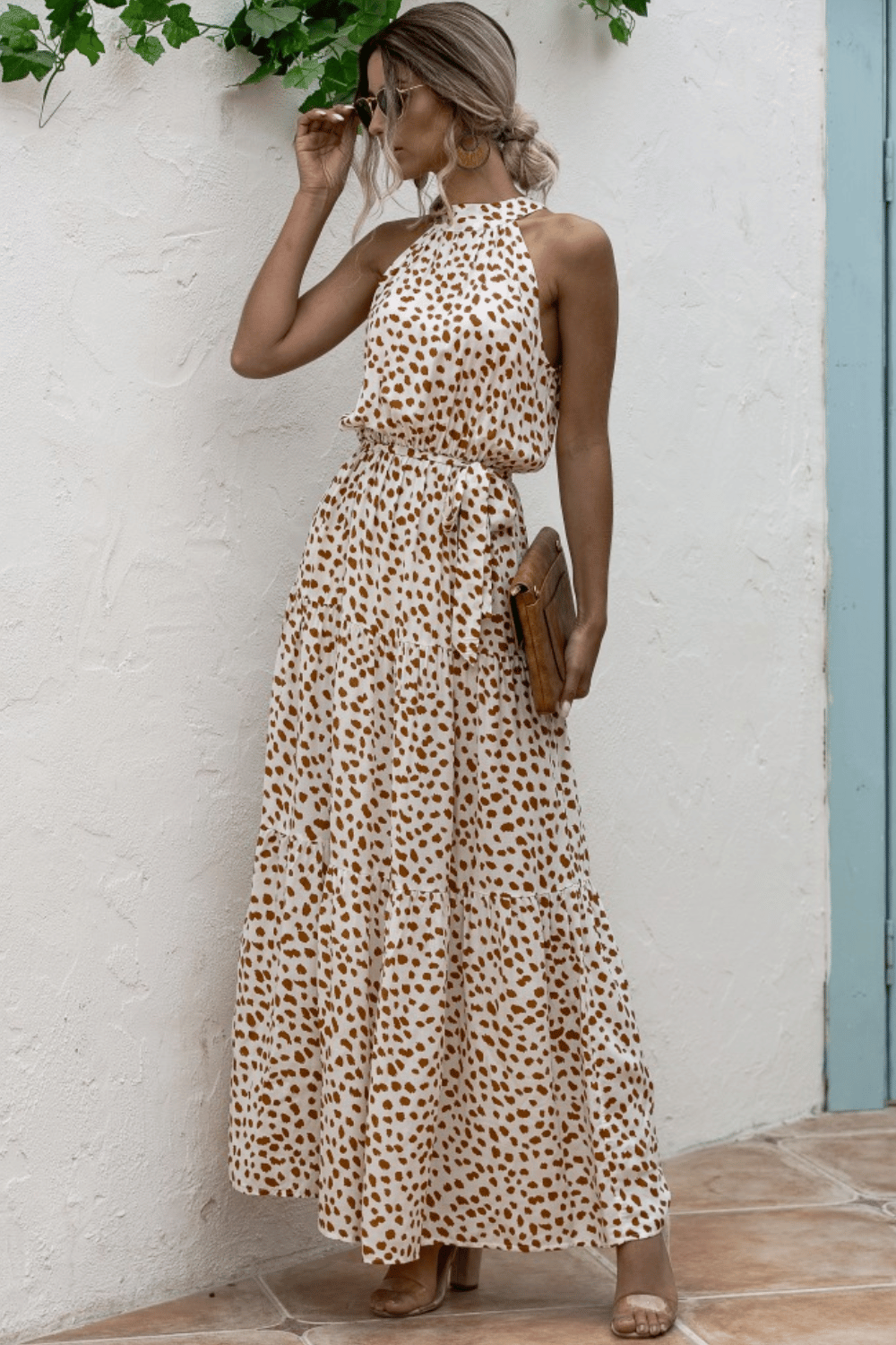 Abito Lungo Beige Boho Chic | Paradiso Bohemien