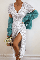 Vestito Bianco Floreale Boho | Paradiso Bohemien