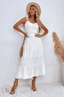 Abito Bianco Lungo da Donna | Paradiso Bohemien