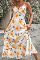 Vestito Bianco con Fiori | Paradiso Bohemien