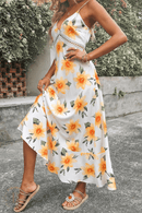 Vestito Bianco con Fiori | Paradiso Bohemien