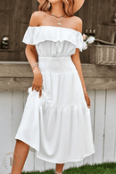 Vestito Estivo Bianco Spalle Scoperte | Paradiso Bohemien