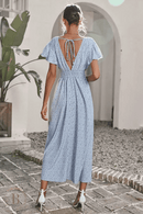 Vestito a Fiori Azzurro | Paradiso Bohemien