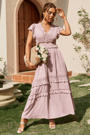 Vestito Rosa Antico Lungo | Paradiso Bohemien