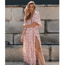 Abito Lungo Bohémien Rosa | Paradiso Bohémien