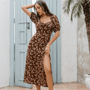 Abito Lungo Con Spacco Laterale