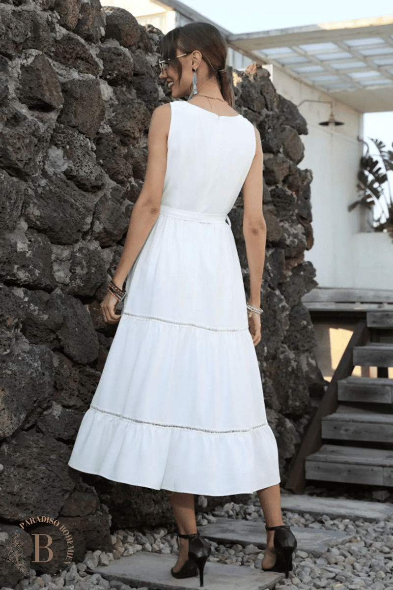 Vestito Bianco Semplice | Paradiso Bohemien