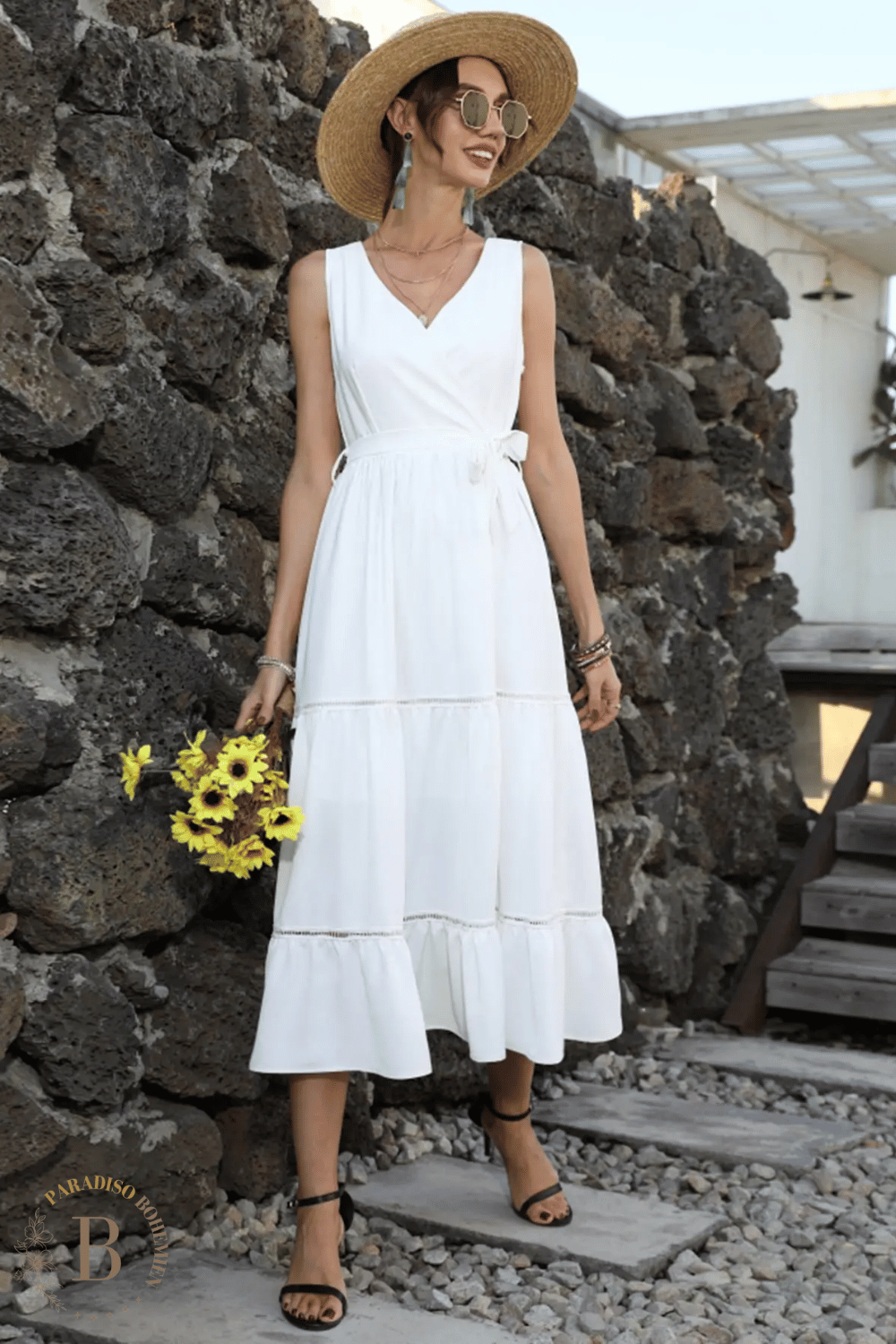 Vestito Bianco Semplice | Paradiso Bohemien