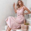 Abito Lungo Elegante Rosa Cipria