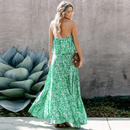 Abito Lungo Elegante Verde Boho Chic | Paradiso Bohemien