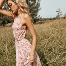 Abito Lungo Estivo Schiena Scoperta Country Chic | Paradiso Bohemien