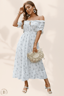 Abito Lungo Fiori da Donna | Paradiso Bohemien