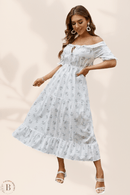 Abito Lungo Fiori | Paradiso Bohemien