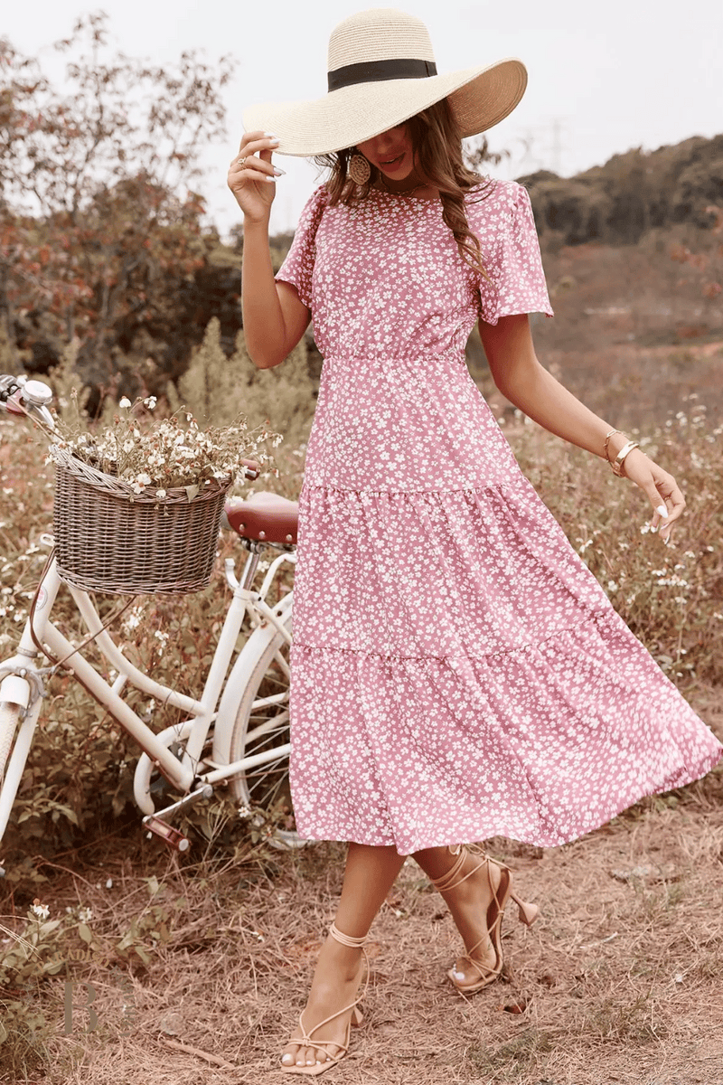 Vestito 2025 rosa estivo