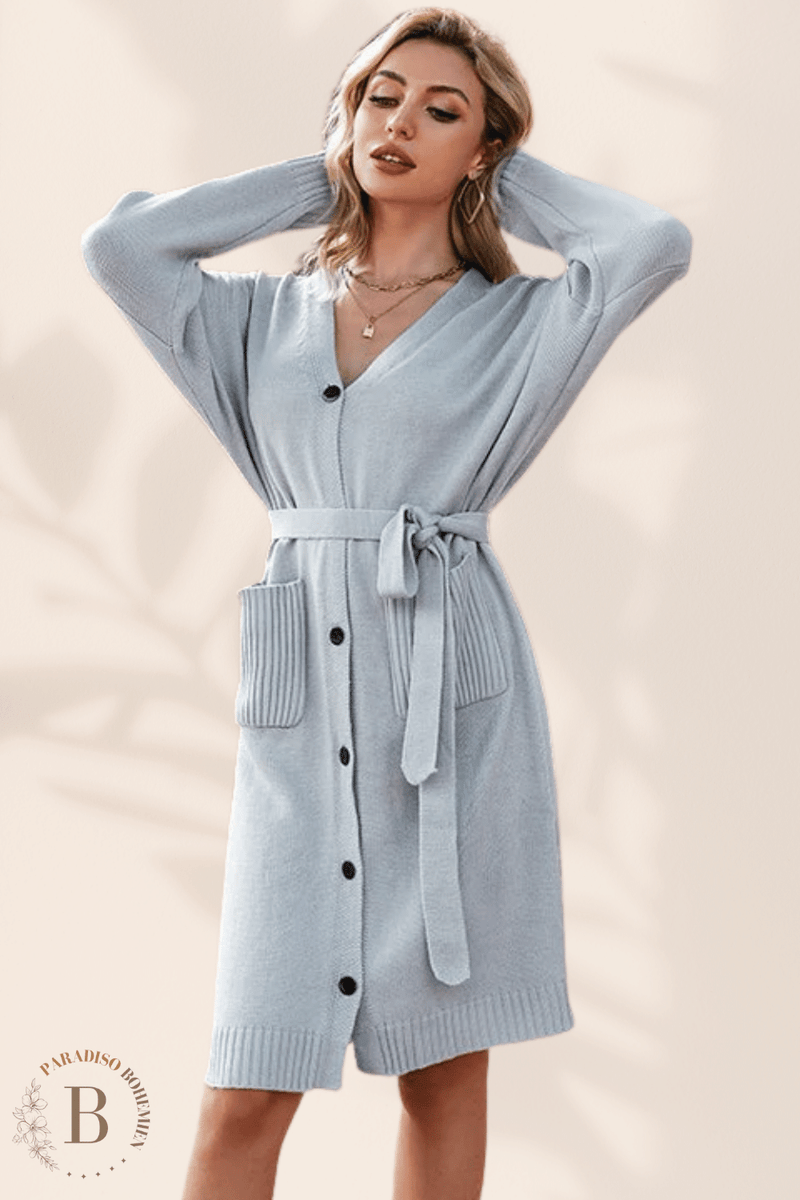 Giacca Lunga Donna Autunno Inverno Etnica – Cardigan Senza Collo, Maniche Lunghe, Taglie Forti (dalla S Alla 5XL), Stile Bohemien