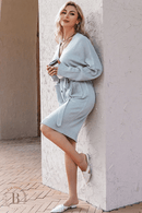 Cardigan donna con tasche Scollo a V | Paradiso Bohemien