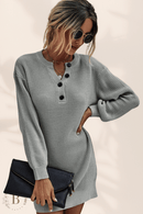 Abito Maglione Elegante Grigio | Paradiso Bohemien