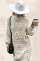 Abito Maglione Lungo Bianco | Paradiso Bohemien