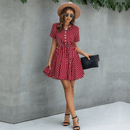 Abito rosso elegante corto