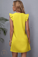 Vestito Giallo Corto Bohémien | Paradiso Bohemien