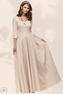 Abito Cerimonia Beige | Paradiso Bohemien