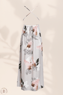 Abito Sposa con Fiori Applicati Elastico in Vita | Paradiso Bohemien