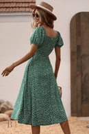 Vestito Midi Verde Boho | Paradiso Bohemien