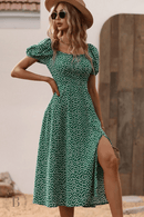 Vestito Midi Verde | Paradiso Bohemien