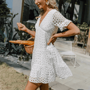 Abito Bianco Traforato Bohemien