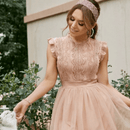 Abito Rosa da Cerimonia Bohemien | Paradiso Bohemien