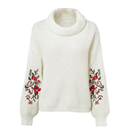 Maglione Bianco Ricamato Boho | Paradiso Bohemien