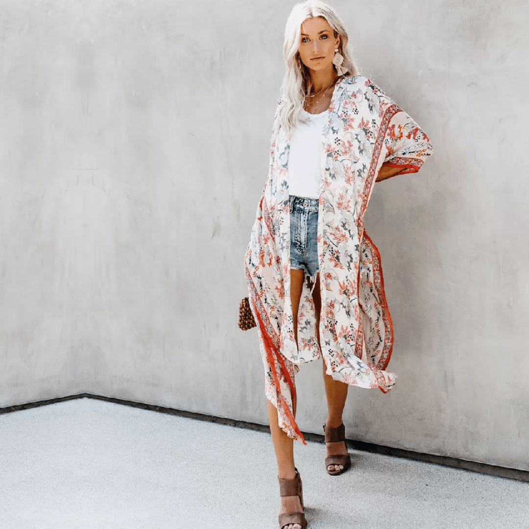 Boho cardigan kimono da Donna | Paradiso Bohemien