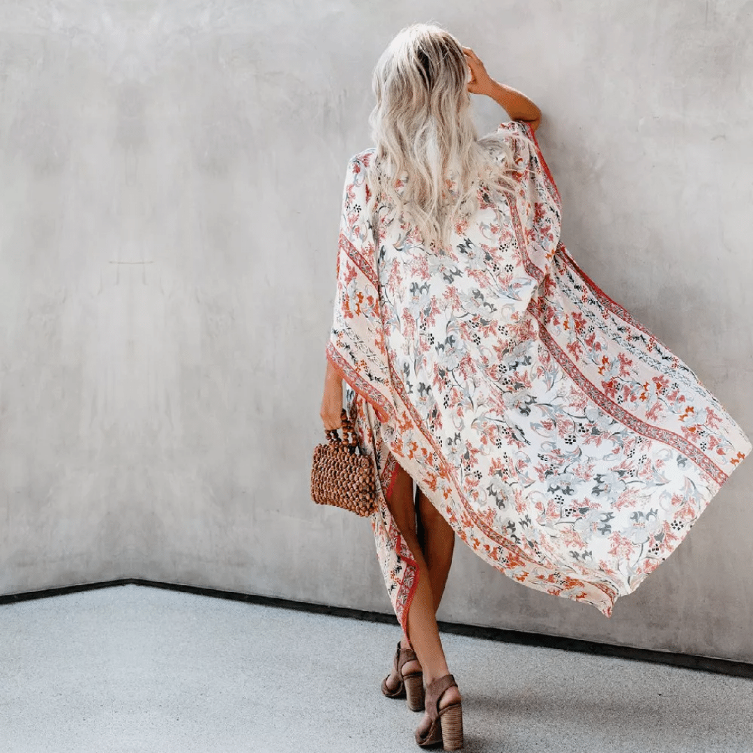 Boho Kimono Cardigan Lungo | Paradiso Bohemien