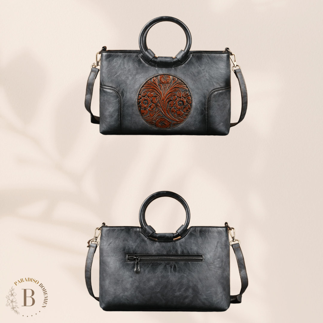 Borsa Vintage Grigio | Paradiso Bohemien