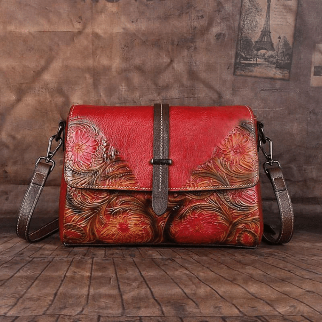 Borsa Etnica Tracolla Rosso | Paradiso Bohemien