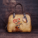 Borsa Vintage Cuoio Giallo | Paradiso Bohemien