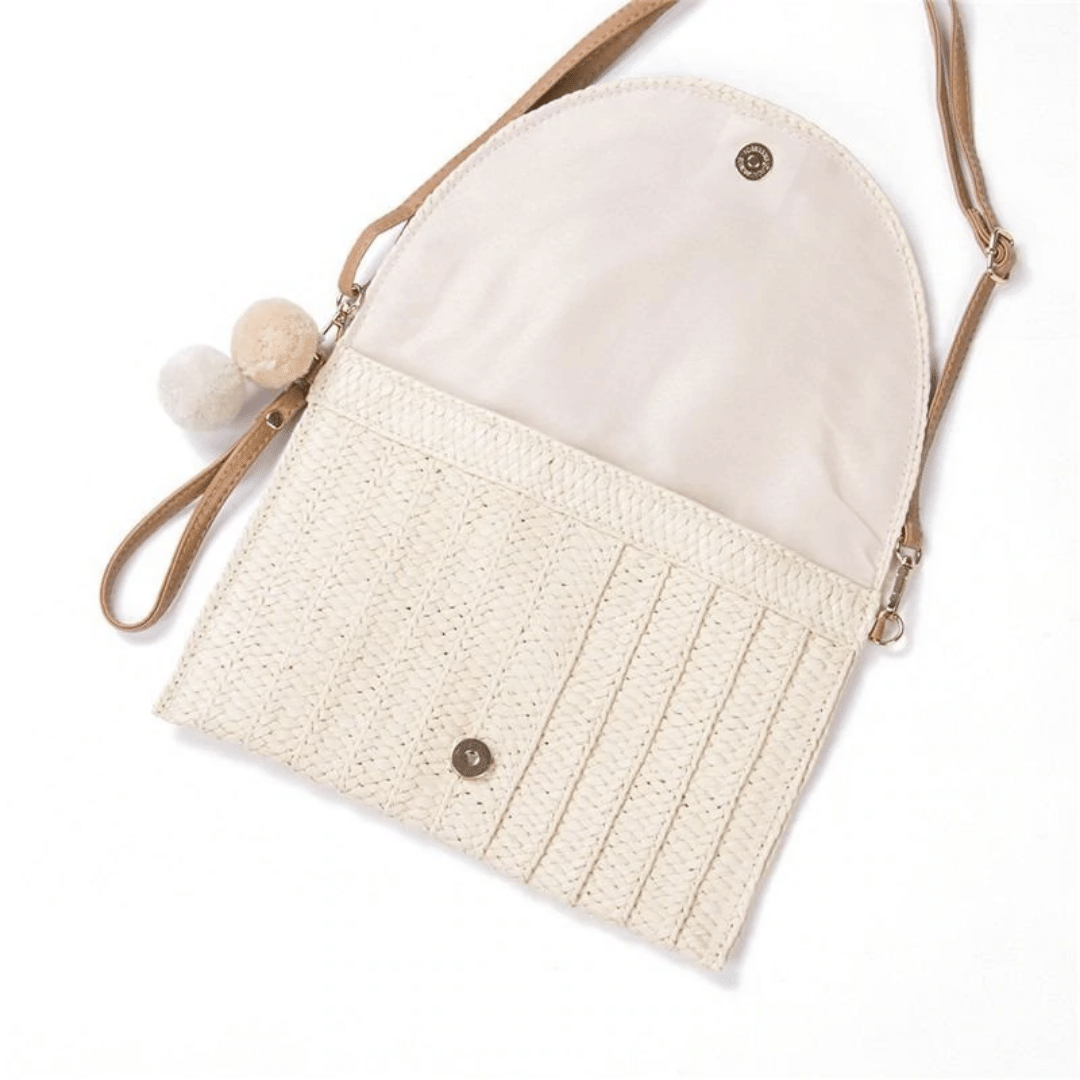 Borsa Paglia | borsa a spalle di paglia  | Paradiso Bohemien