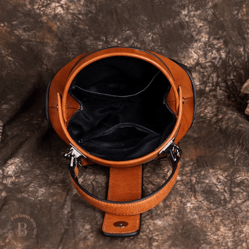 Borsa in Cuoio Vintage Artigianale Paradiso Bohemien
