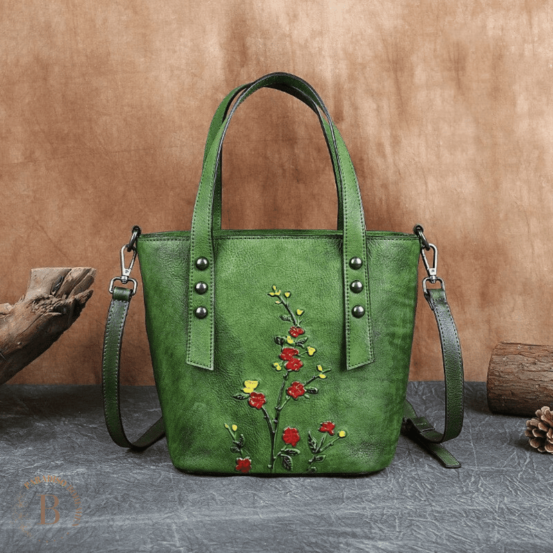 Borsa Vintage Style Rétro colore Verde | Paradiso Bohemien