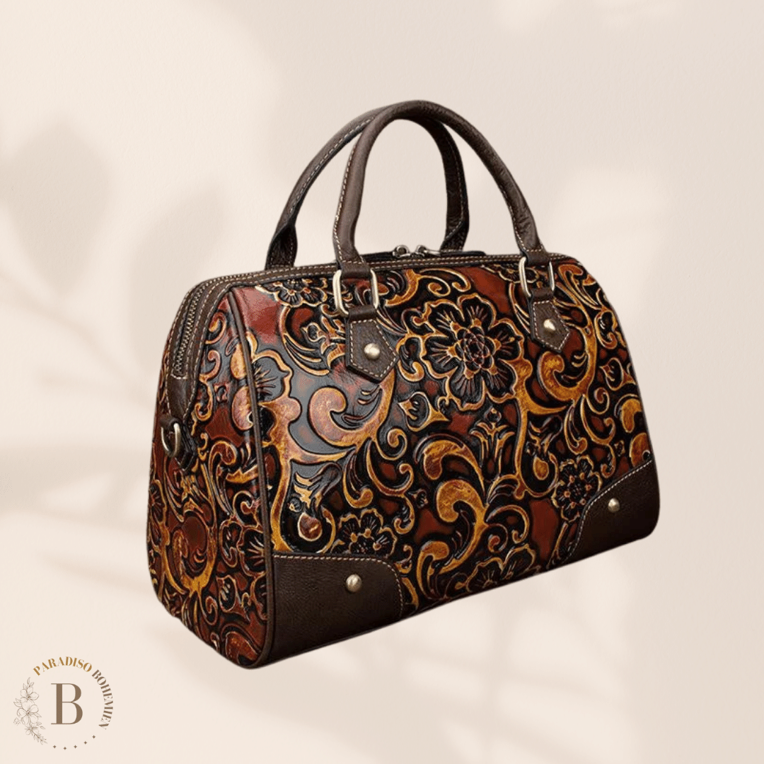 Borse Vintage Pelle Marrone | Paradiso Bohemien