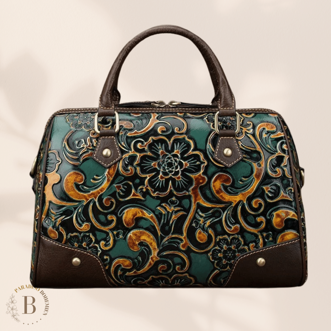 Borse Vintage Pelle Verde | Paradiso Bohemien