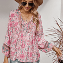 Camicetta Fiori Rosa | Paradiso Bohemien