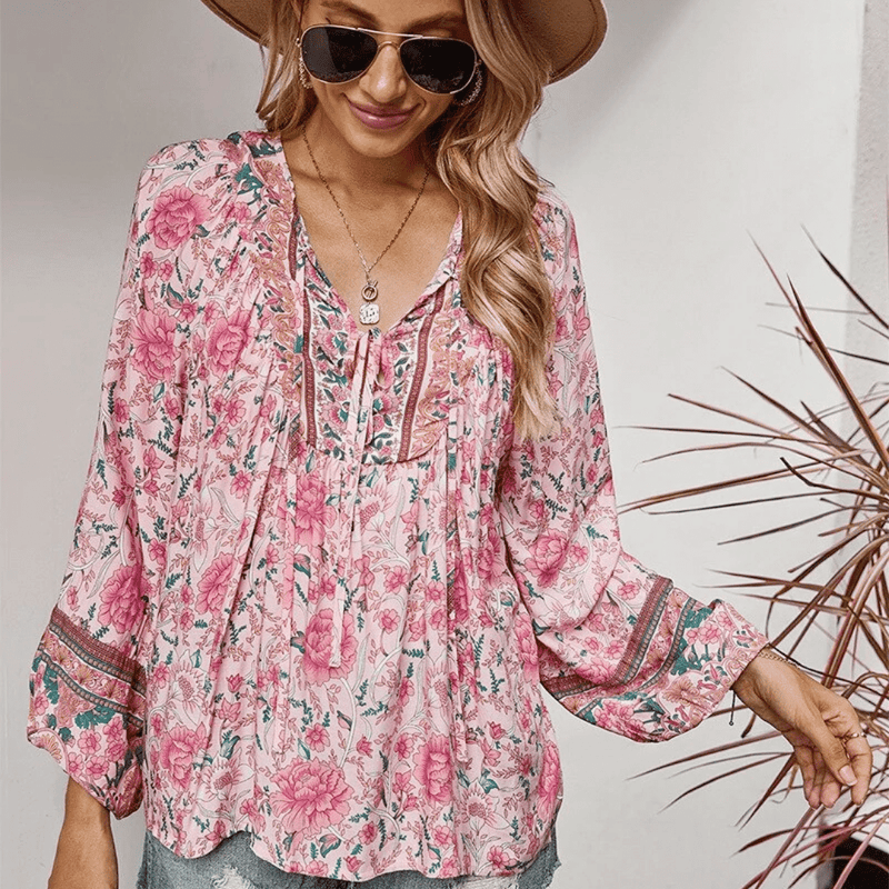 Camicetta fiori hot sale