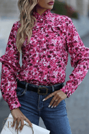 Camicia Rosa Elegante stile Boho Chic  | Paradiso Bohemien