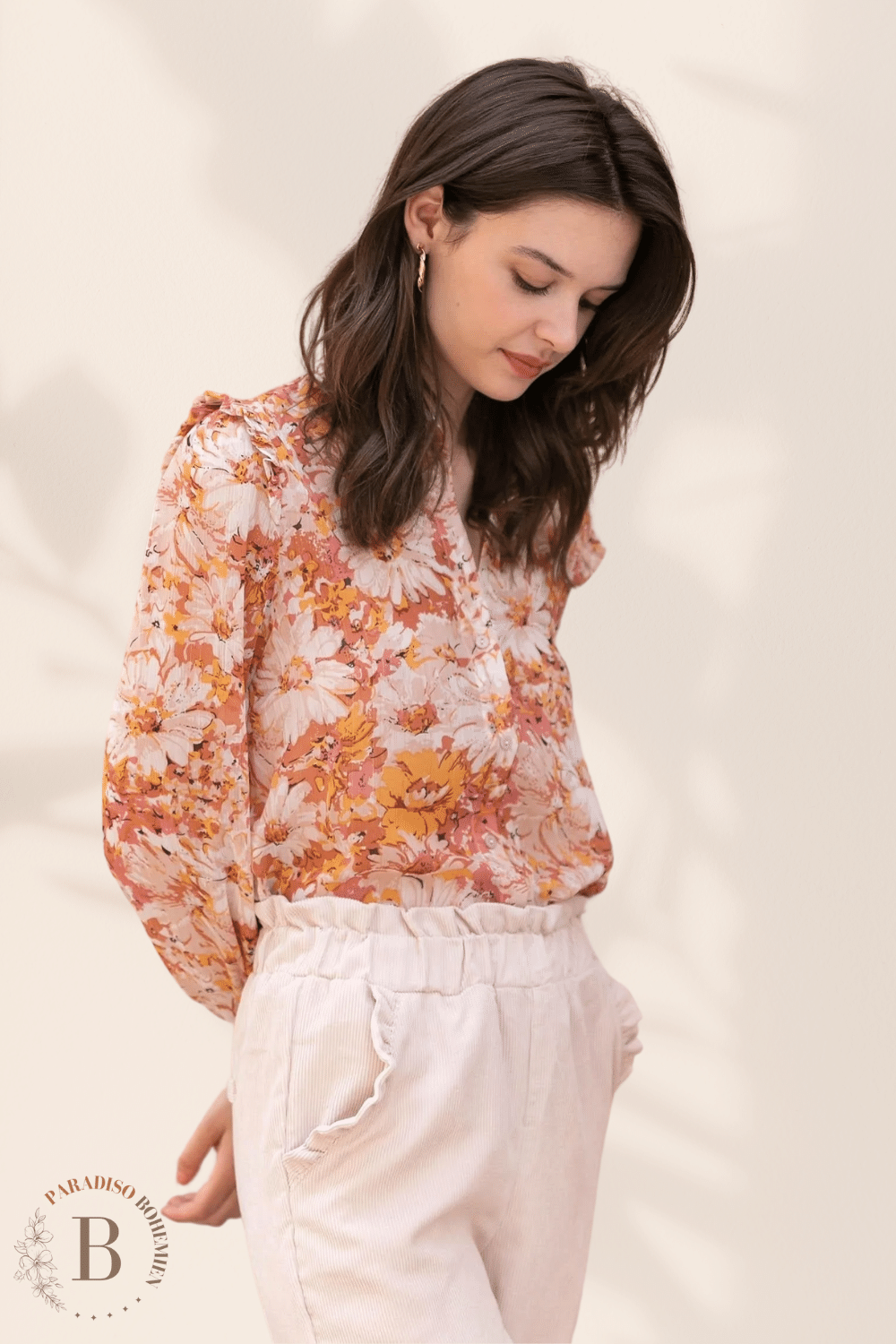 Camicia Donna Fiori | Paradiso Bohemien