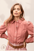 Camicia Donna Rosa Abbottonato | Paradiso Bohemien