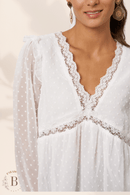 Camicia Senza Collo Donna Maniche Lunghe | Paradiso Bohemien