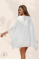 Camicia bianco da Spiaggia per Donna en Estate | Paradiso Bohemien