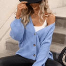 Cardigan Azzurro Polvere Boho Chic | Paradiso Bohemien