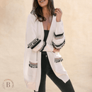 Cardigan Bianco Ricamato da Donna Boho | Paradiso Bohemien